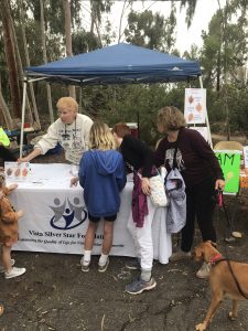VSSF table at fundraising event