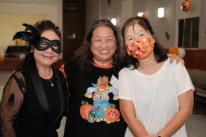 More Halloween attendees
