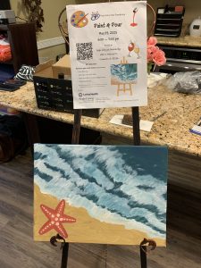 Paint n Pour May 2025 fundraiser